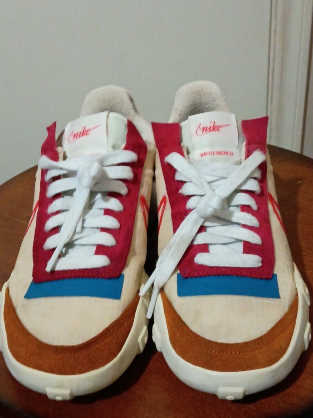 Nike Women's Waffle Racer 2X Monarch Siren Red Pearl 2021 CK6647-800 Size 7.5 US - Picture 13 of 15